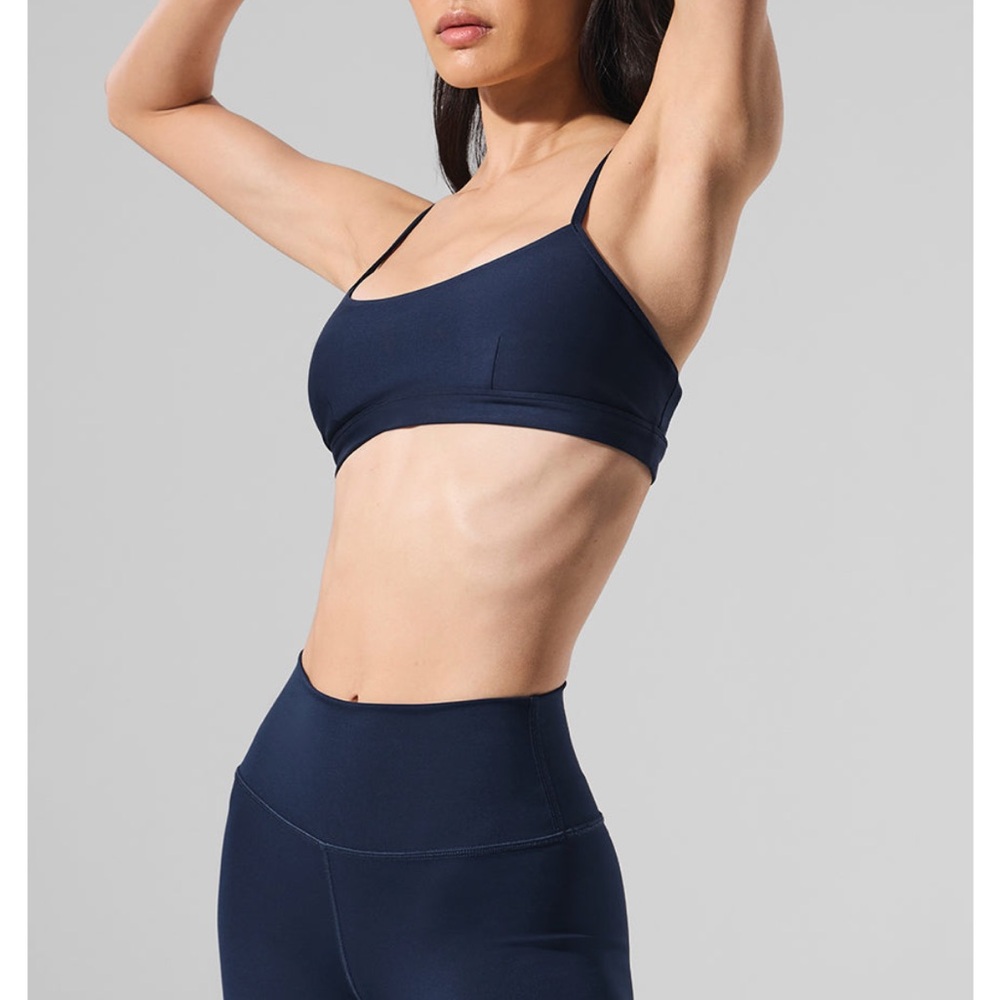 ALO Yoga Navy Blue Sports Bra - Picture 8 of 8